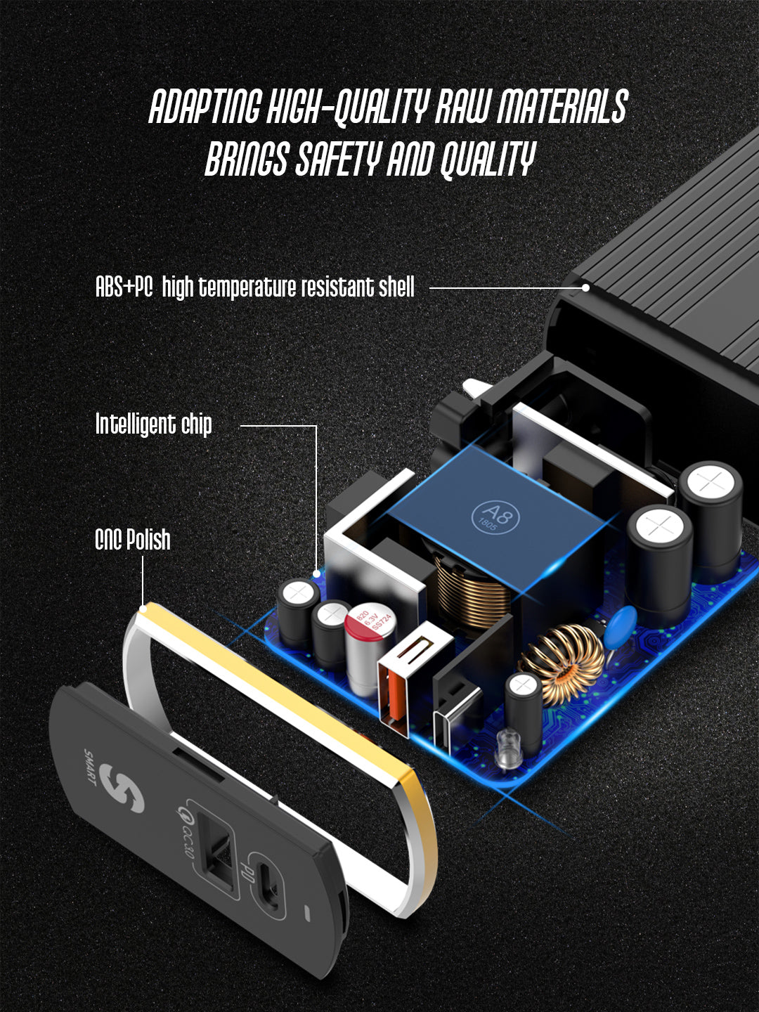 LDNIO A2502C EU Plug With Type-C Slot