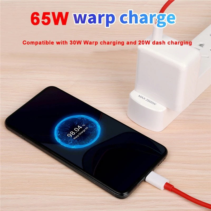 OnePlus Warp Charge 65W Max USB-C Power Adapter OnePlus 8T Pro 7T Pro