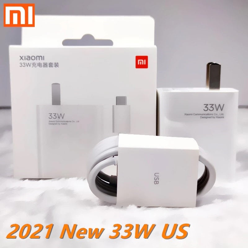 Xiaomi Mi 33W Wall charger safe and secure charging power With Cable