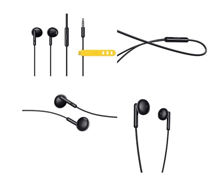 Realme Buds Classic 3.5mm With 14.2MM Audio Driver, HD Microphone -Black