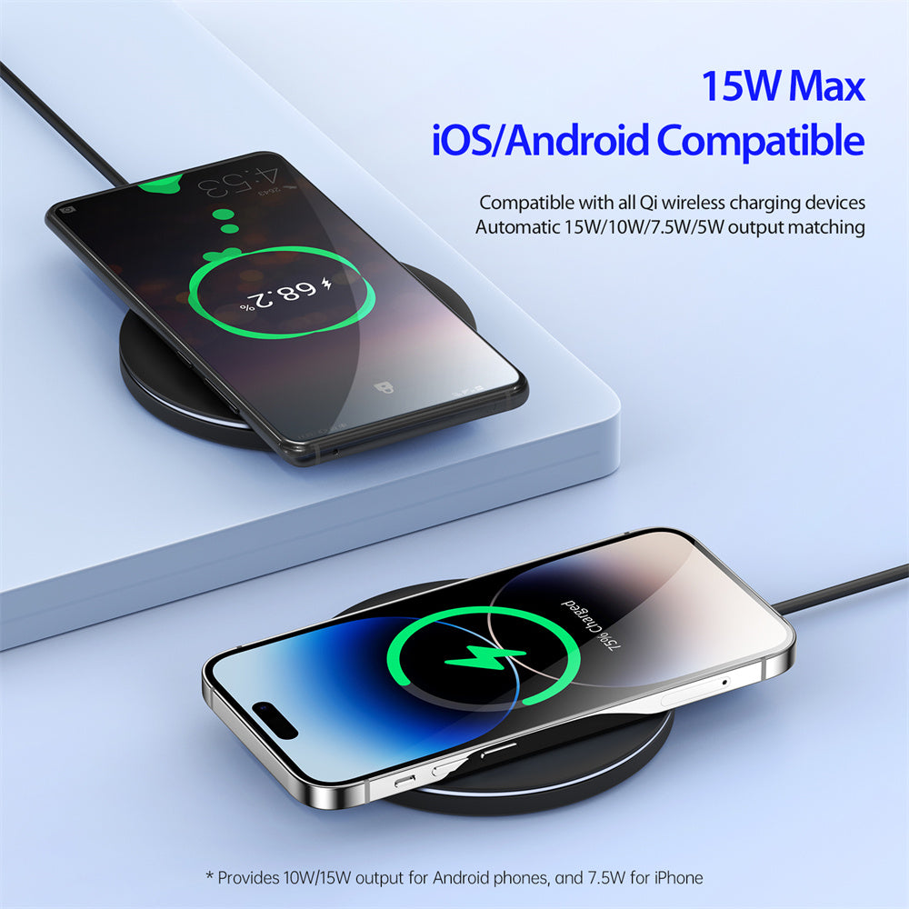 Duzzona Simple 15W Wireless Charger Pad