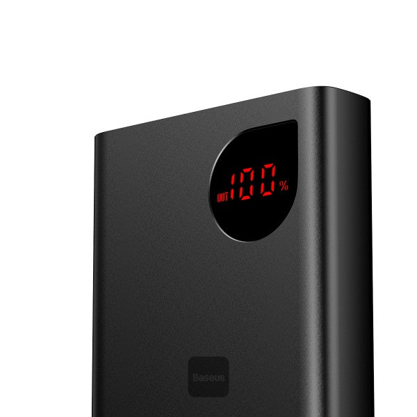 Baseus Adaman Metal Digital Display Quick Charge Power Bank 20000mAh 22.5W - Black