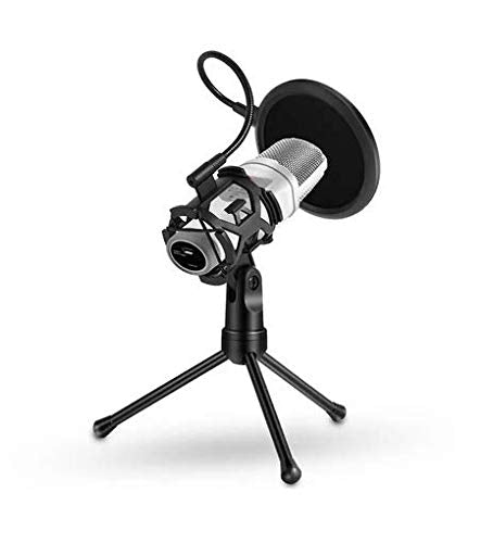 Yanmai Custom Microphone Stand with Pop Filter HR121-PS2 (No Microphone Only Stand)