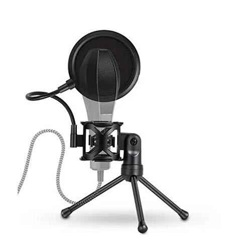 Yanmai Custom Microphone Stand with Pop Filter HR121-PS2 (No Microphone Only Stand)