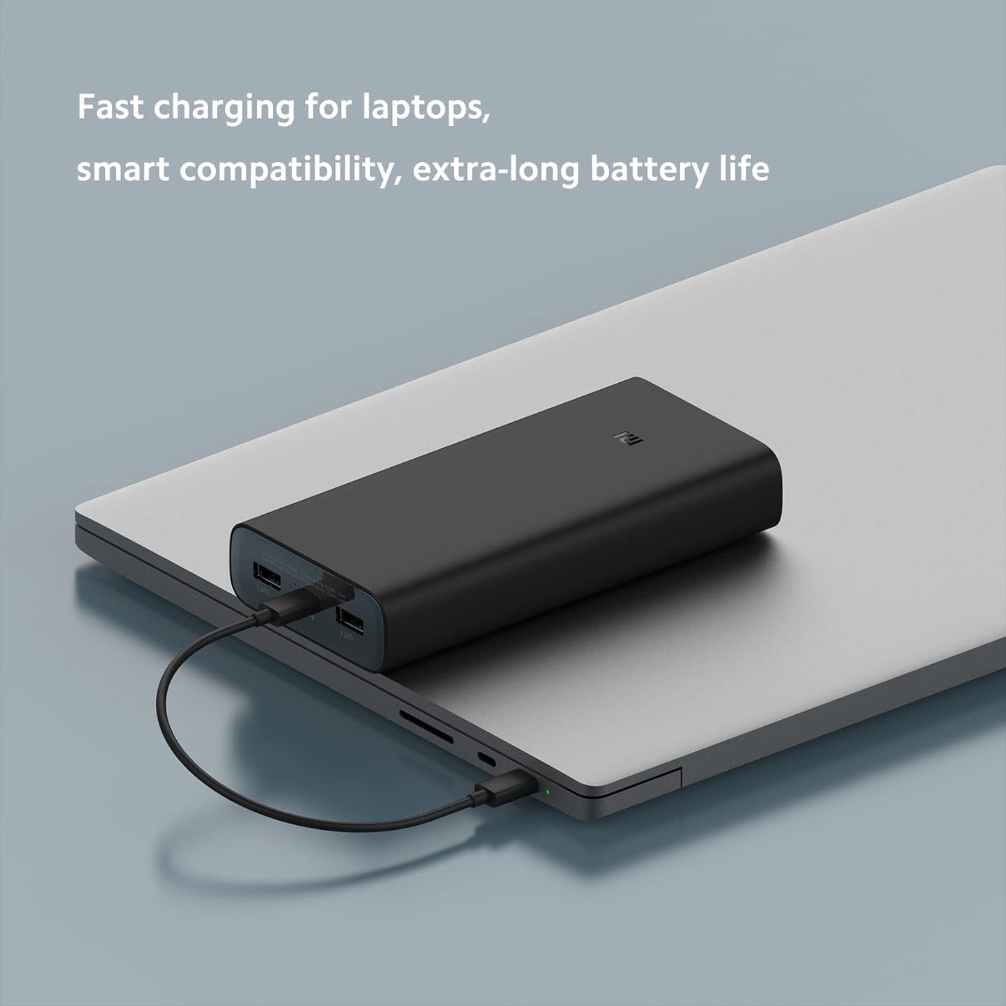 Xiaomi Mi Power Bank 3 20000mAh 50W Max Flash Charge 3Ports Output for Laptop and Smartphone - Black