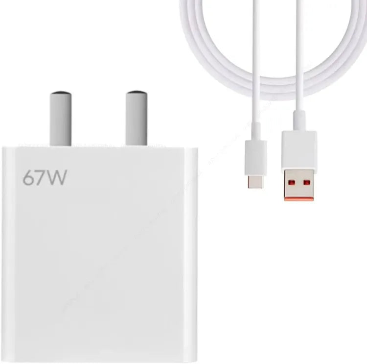 Xiaomi 67W Fast Charger and 6A USB Type C Charging Cable Set