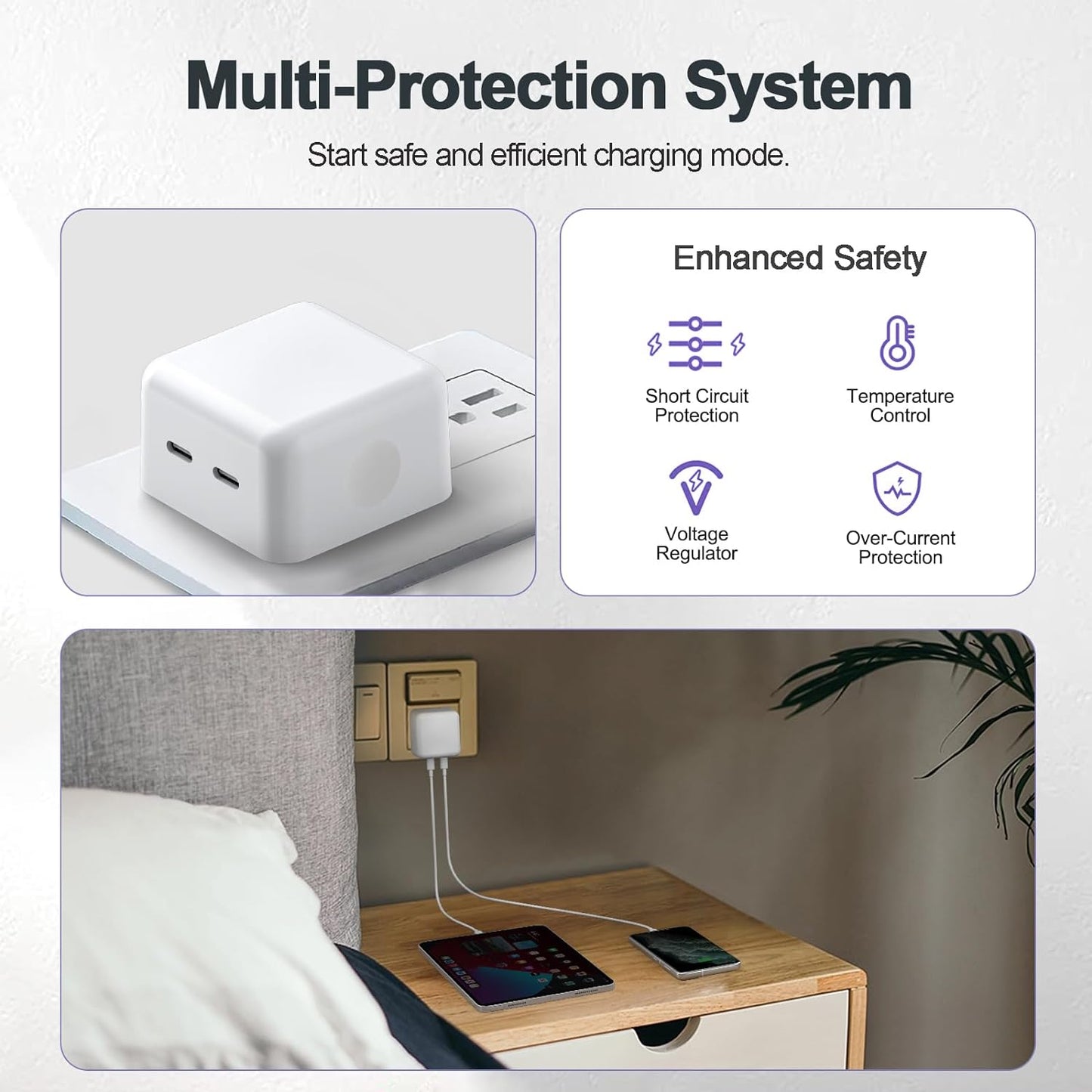Apple 35W Dual USB-C Port Compact Power Adapter