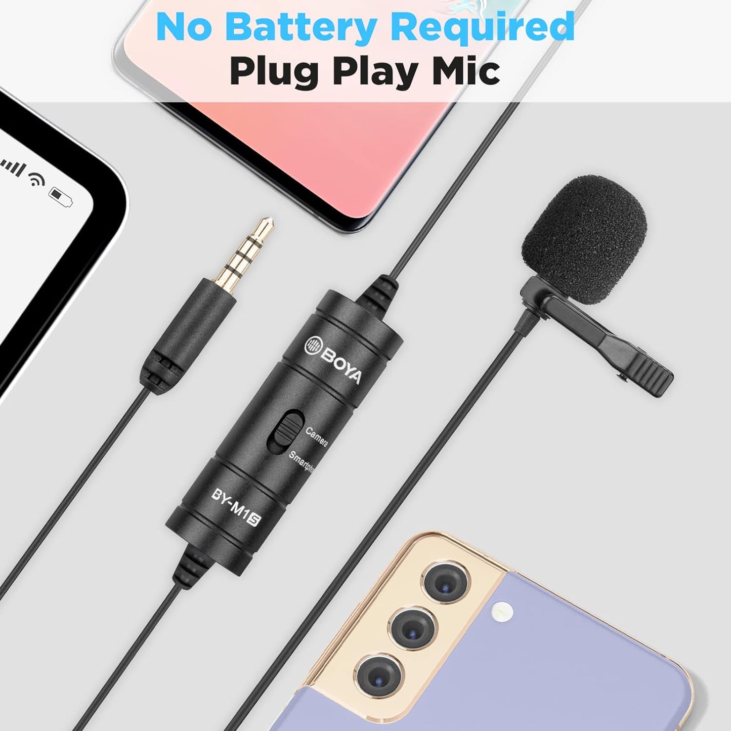 BOYA BY-M1S Professional Lavalier Microphone