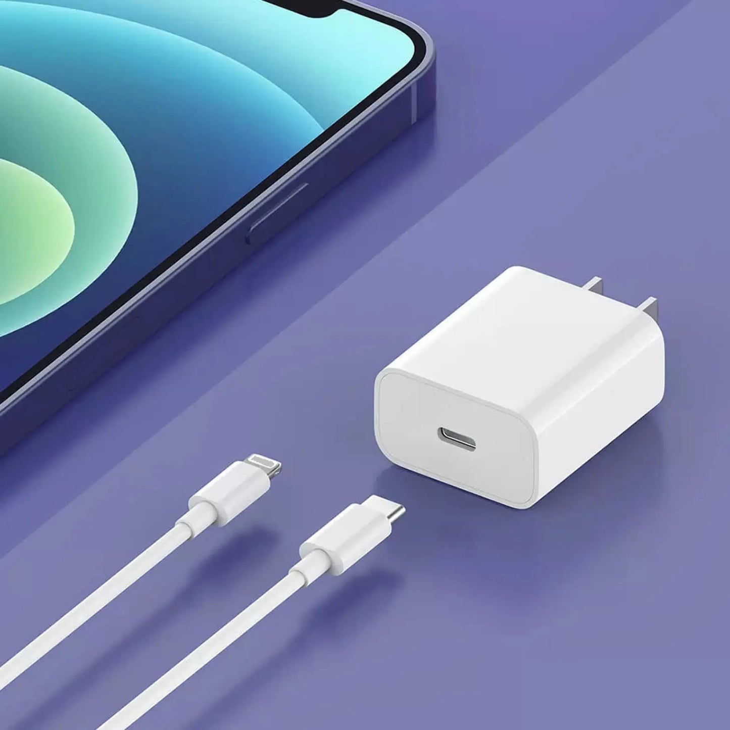 Xiaomi PD 20W Charger Plus Cable For iphone, MFI Certified