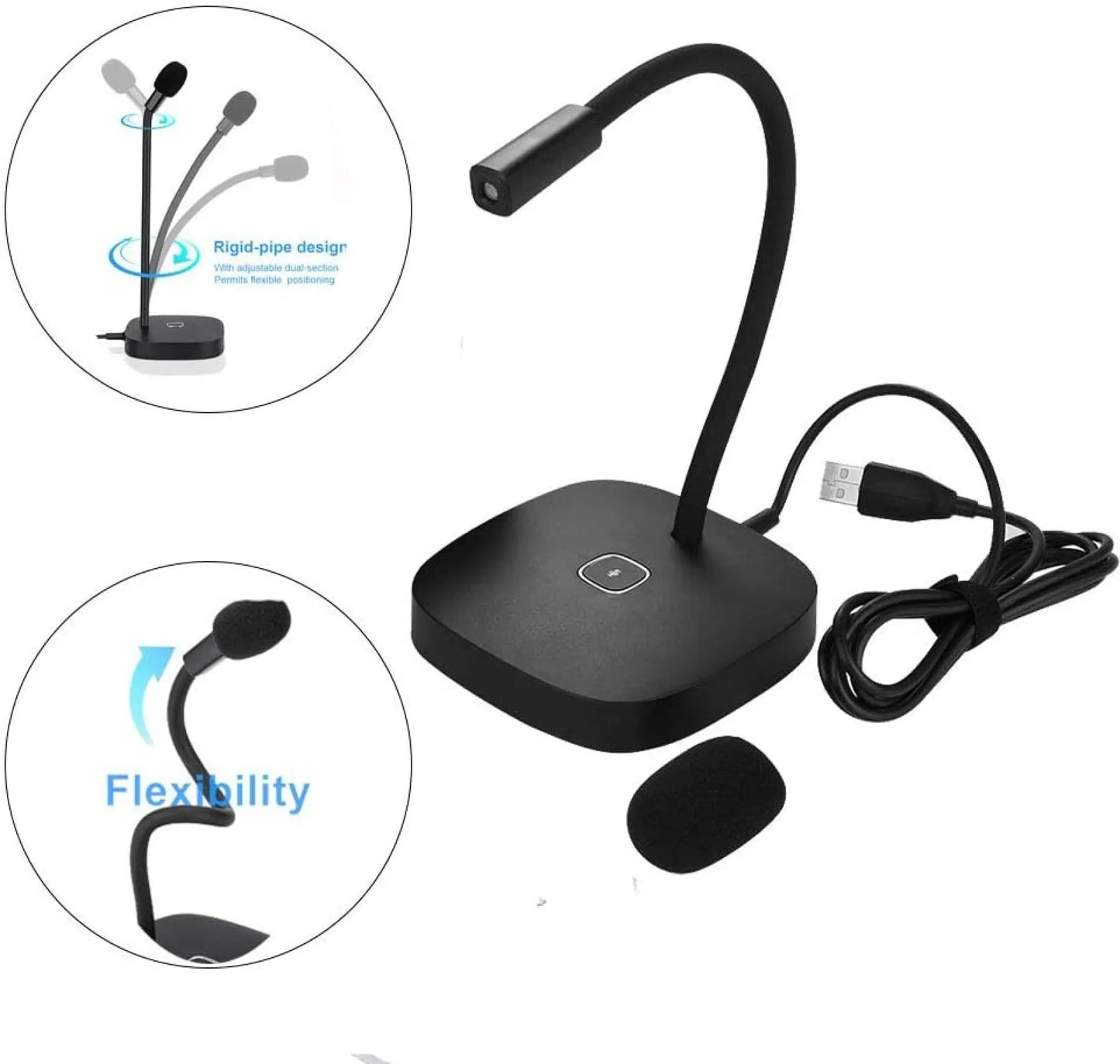 YANMAI Touch Mute G22 Gooseneck Usb Microphone