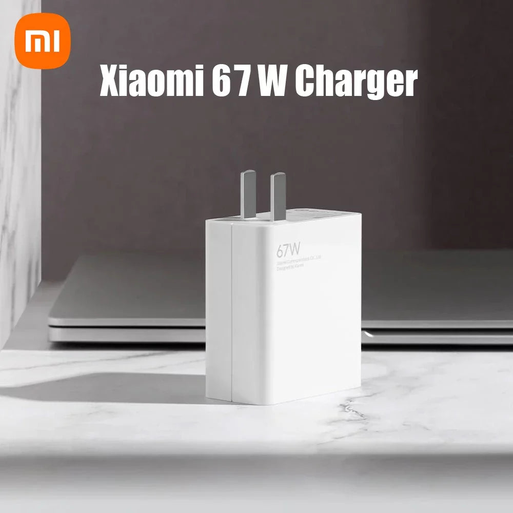 Xiaomi 67W Fast Charger and 6A USB Type C Charging Cable Set