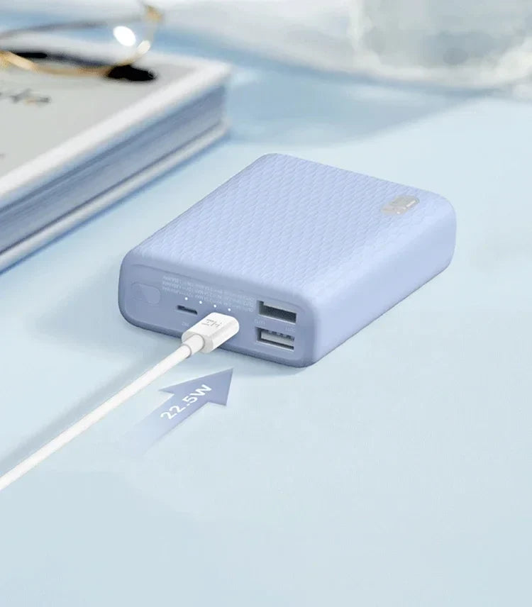 ZMI Mini 22.5W 10000mAh Power Bank PD3.0 Two-way Fast Charging For iPhone 12 and more - Blue