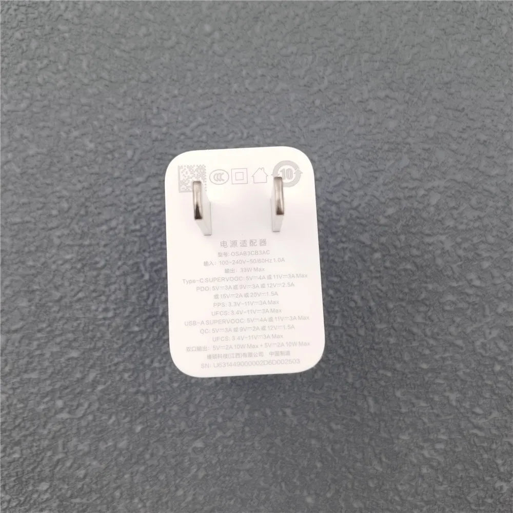 Original OPPO 33W GaN Supervooc Charger