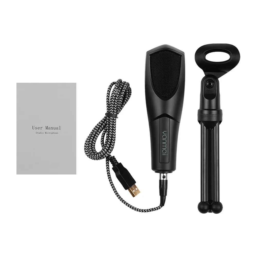 Yanmai Q3B newest design usb microphone studio condenser microphone gaming