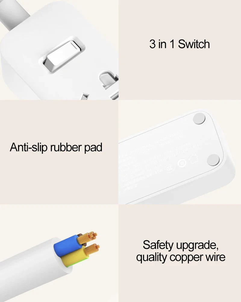 Mi Power Strip 20W Fast Charging version (2A1C)