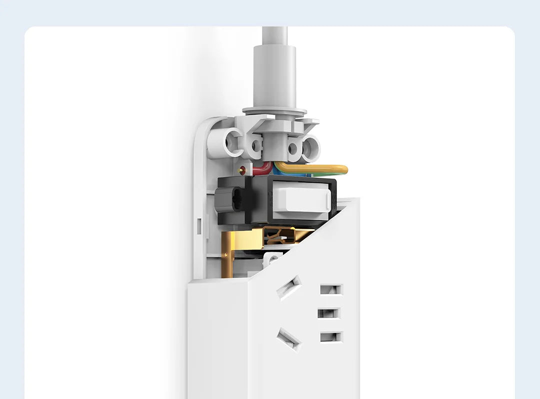 Xiaomi Mijia Power Strip 27W Fast Charge 3 Socket 3 USB Port 2500W Max