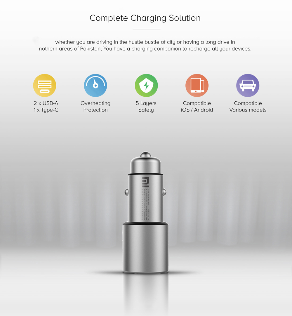 Xiaomi Mi QC 3.0 Car Charger