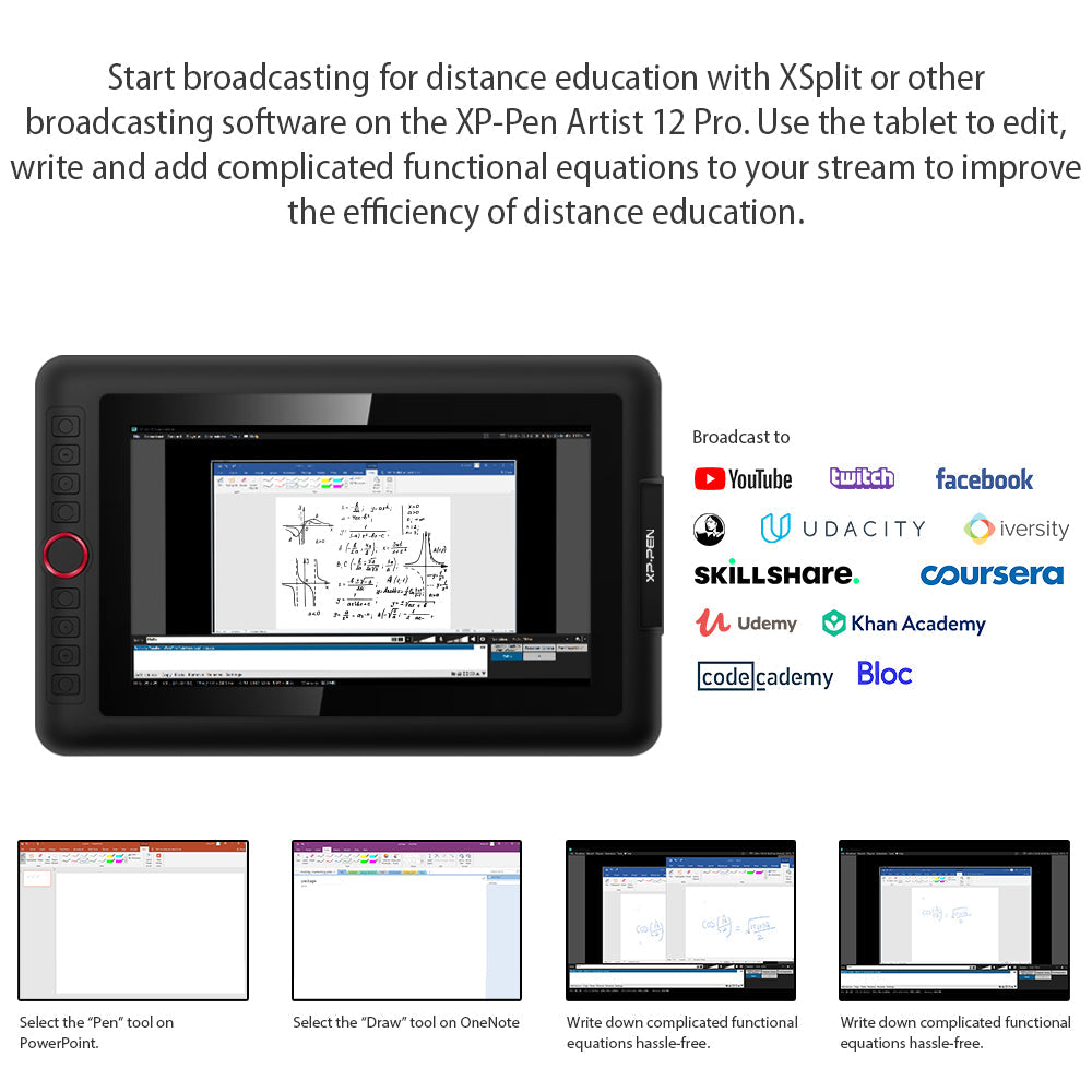 XPPen Artist 12 Pro 11.6" Drawing Tablet with Screen Pen Display