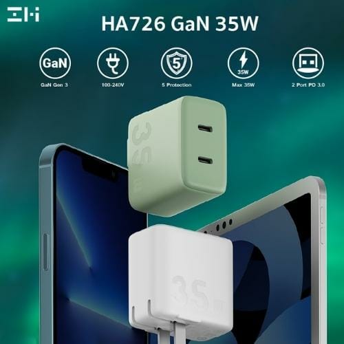 ZMI GaN3 Charger 35W (2C) White