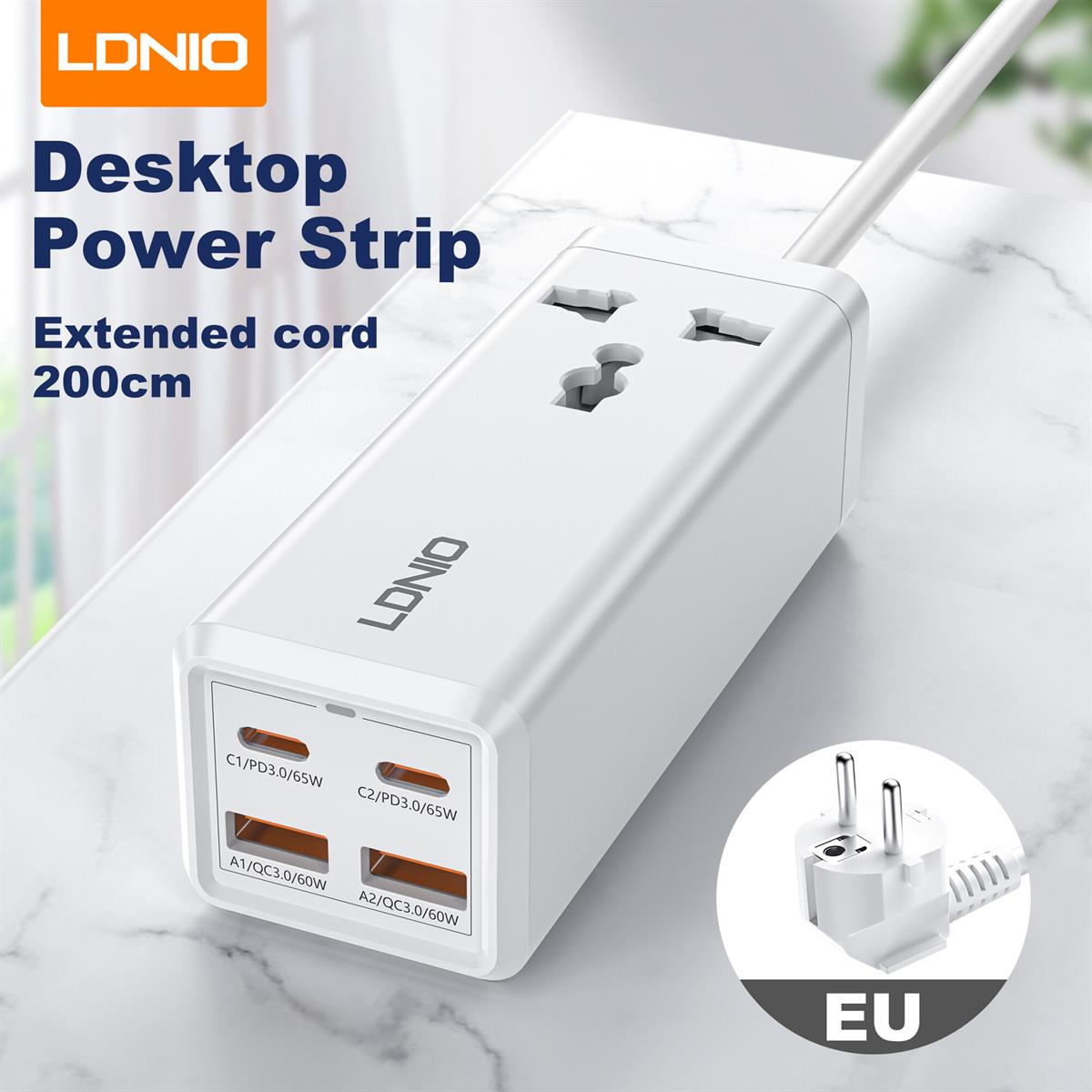 dnio 65W Multifunction Universal Power Adapter SC1418