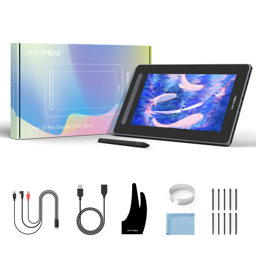 XPPen Artist 12 (Gen 2) Drawing Tablet with Screen, 12 inch Graphics Tablets