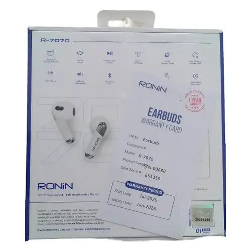 Ronin Snap R-7070 Wireless Earbuds