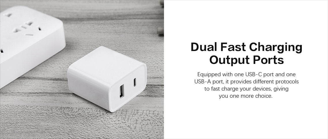 XIAOMI 30W USB Type-C FAST CHARGER (1A1C)