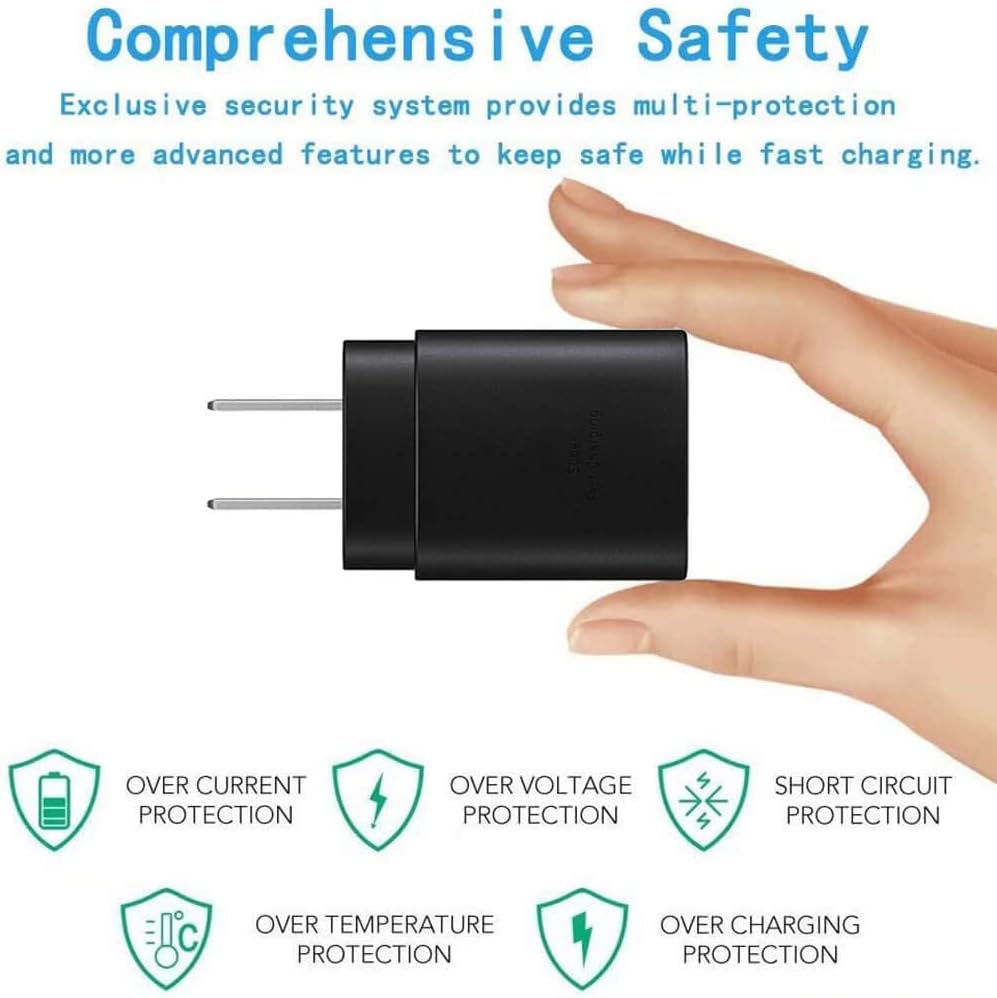 Samsung USB Type-C Charger 25W Black (EP-TA800XBEGWW)