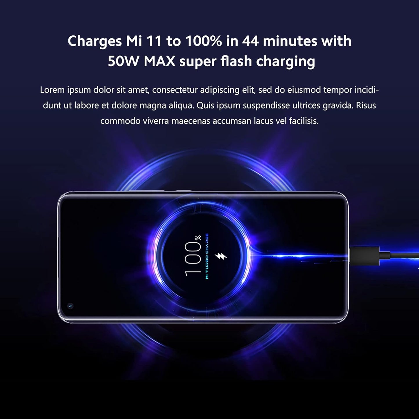 Xiaomi Mi Power Bank 3 20000mAh 50W Max Flash Charge 3Ports Output for Laptop and Smartphone - Black