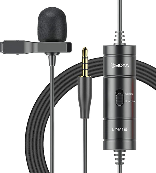 BOYA BY-M1S Professional Lavalier Microphone