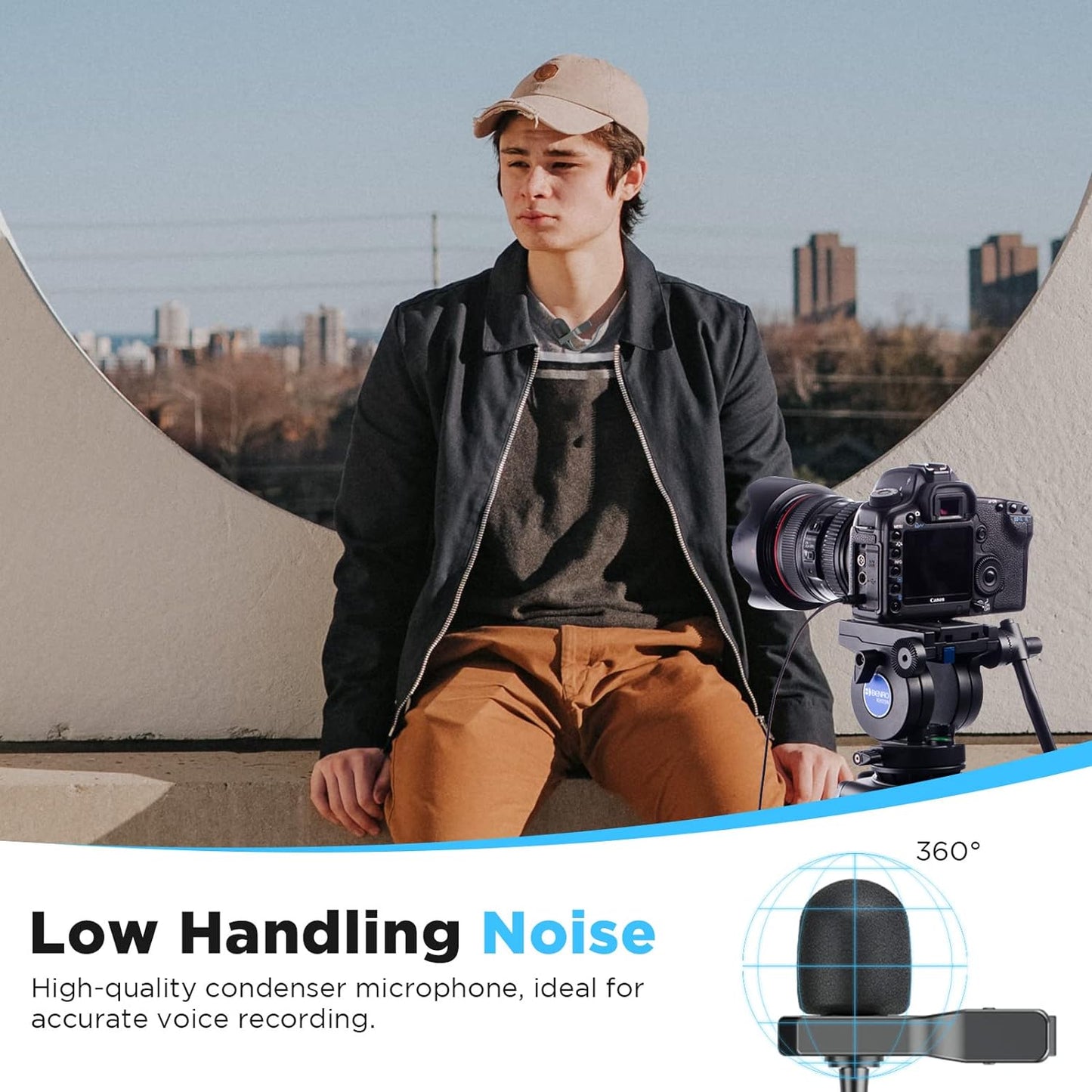 BOYA BY M1 Lavalier Microphone Audio Recorder for phone Canon Nikon DSLR Camera