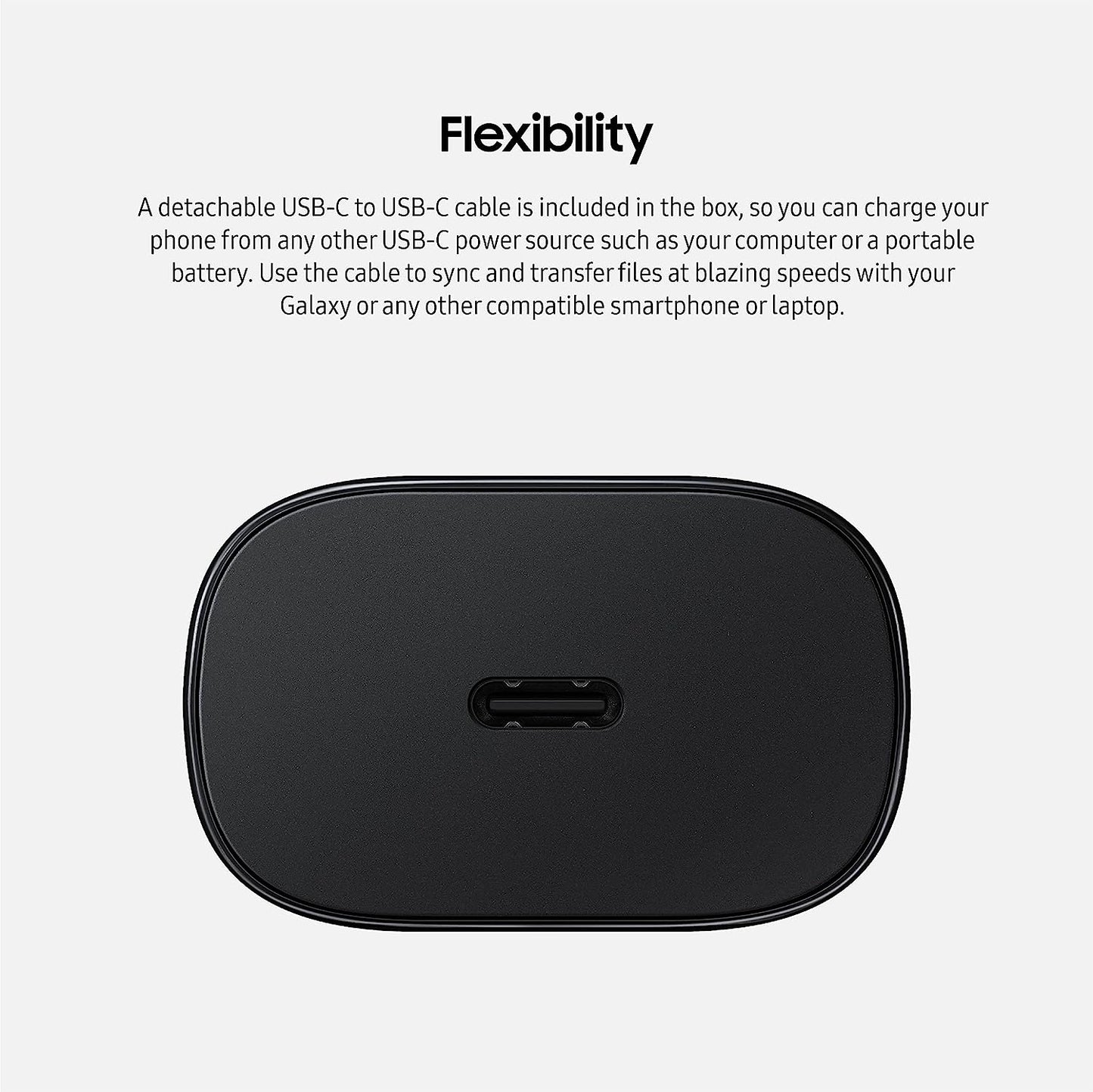 Samsung USB Type-C Charger 25W Black (EP-TA800XBEGWW)