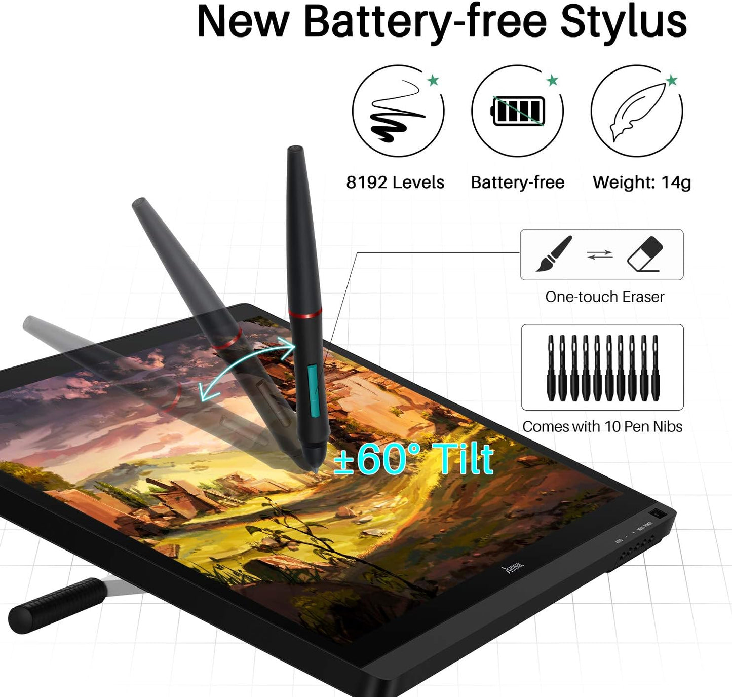Artisul D22S 21.5 inch Graphic Tablet with Screen Pen Display