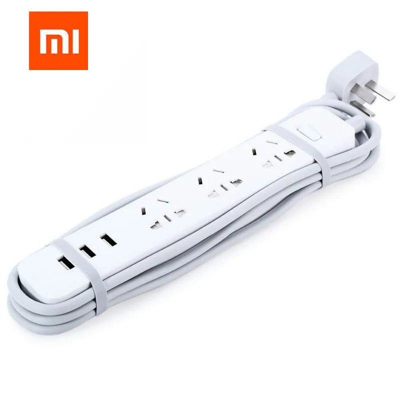 Xiaomi Mi Power Strip 3 Sockets / 3 USB Ports - White