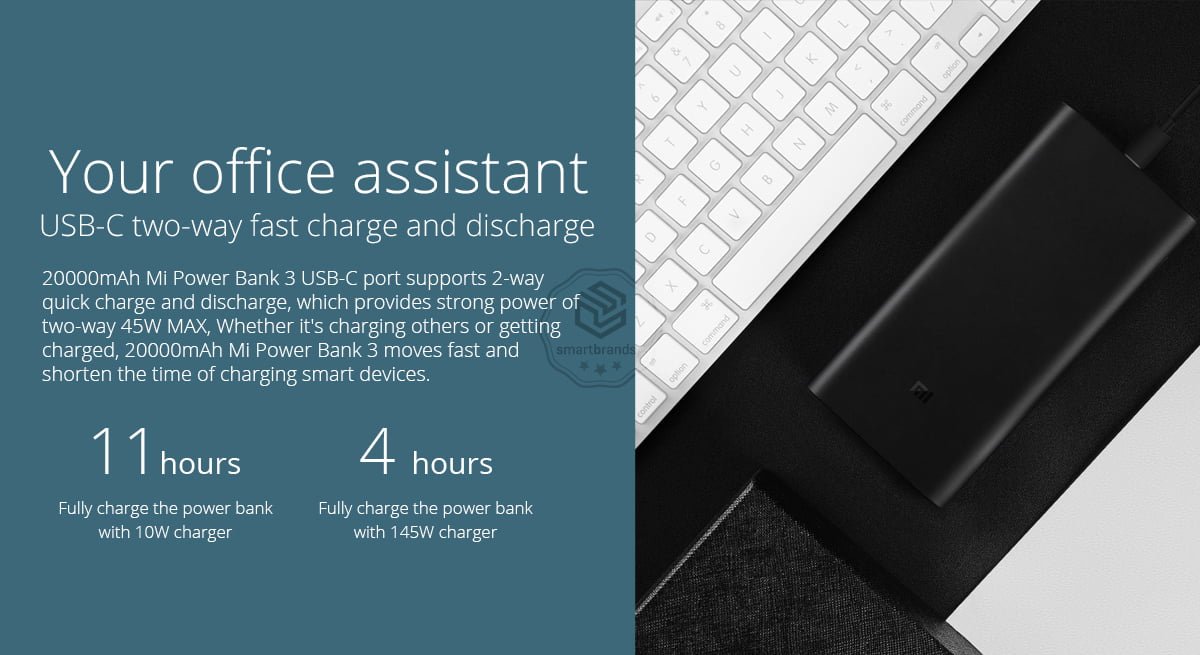 Xiaomi 20000mAh Power Bank 3 45W Power Delivery Version