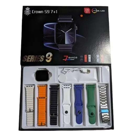 Crown S9 7in1 Series 9 Smart Watch