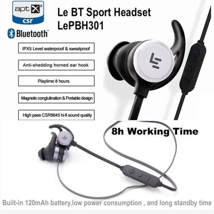 Original Sport Bluetooth Headset APTX IPX5 - Black